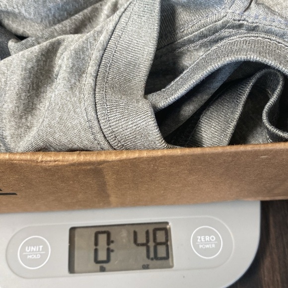 Nike Dri Fit Air Jordan tee long sleeve child’s L gray basketball quick dry - Picture 11 of 11